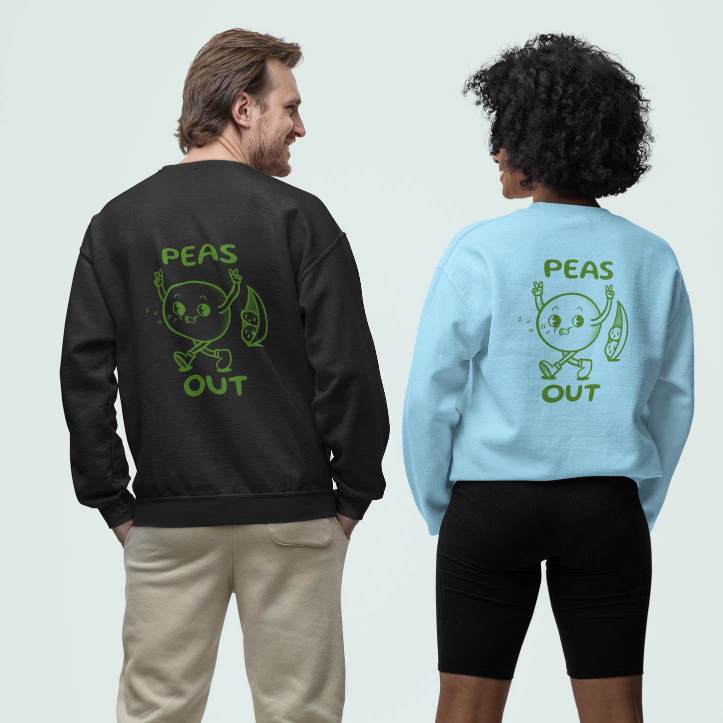 Peas Out - UNISEX SWEATSHIRT -