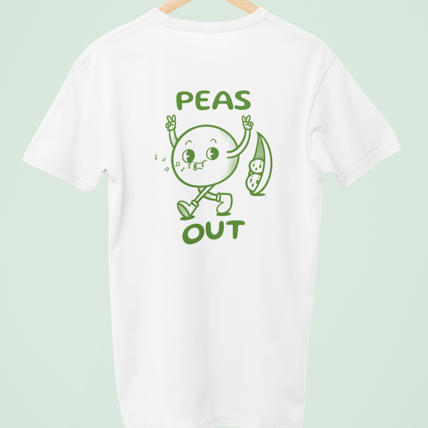 Peas Out - UNISEX T-SHIRT -
