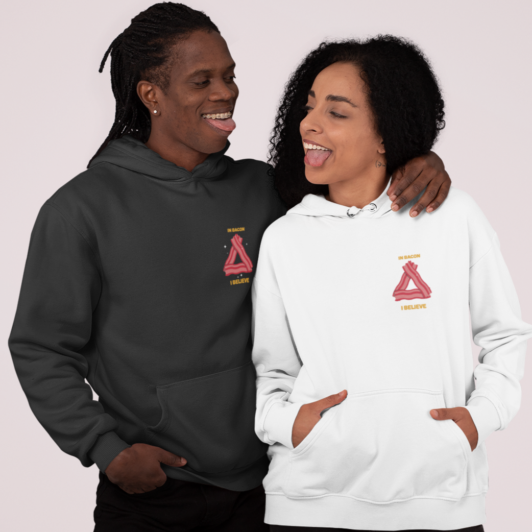 IN BACON I BELIEVE - UNISEX HOODIE -