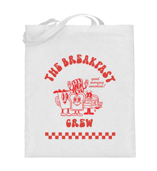 THE BREAKFAST CREW  - JUTEBEUTEL (mit langen Henkeln)
