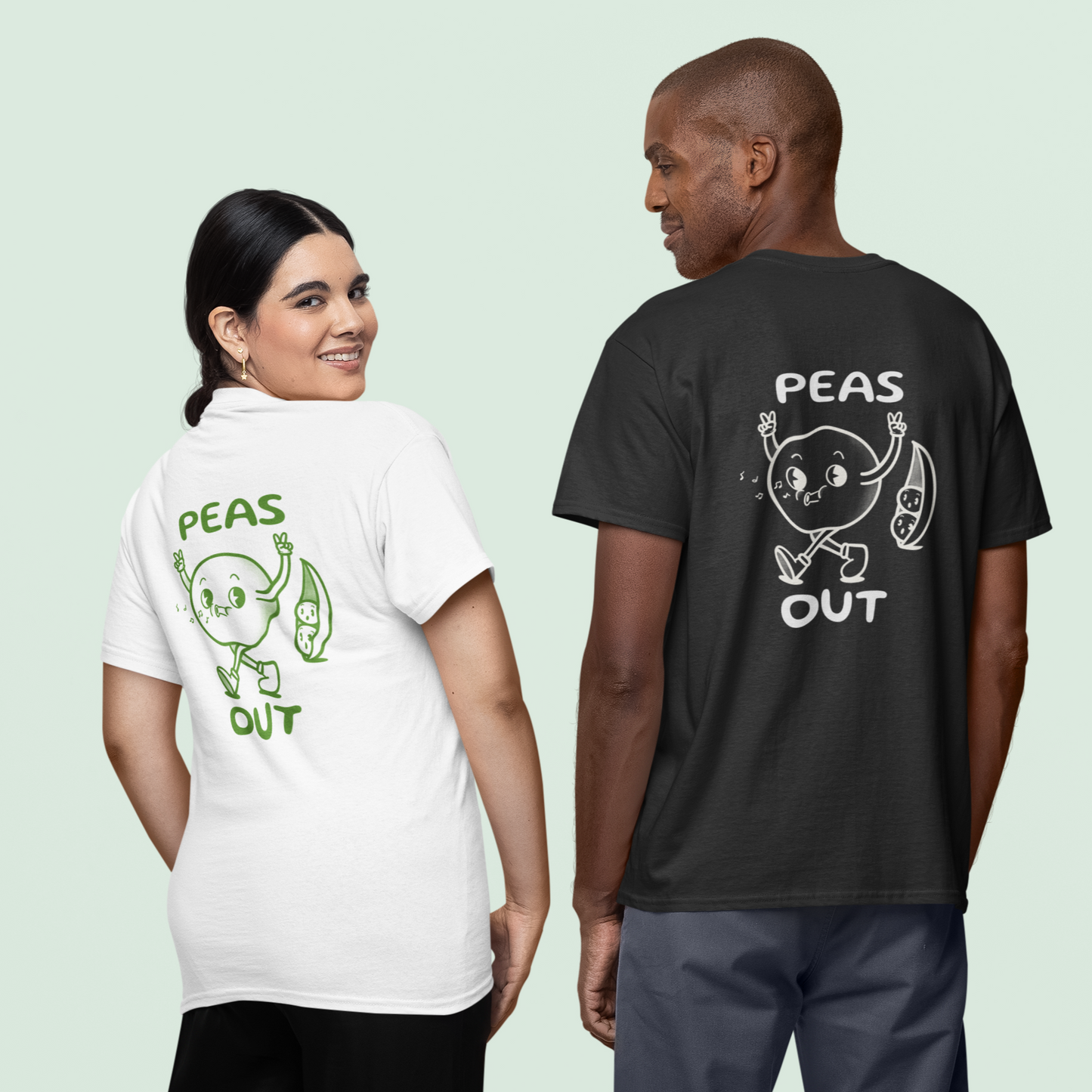 Peas Out   - UNISEX T-SHIRT -