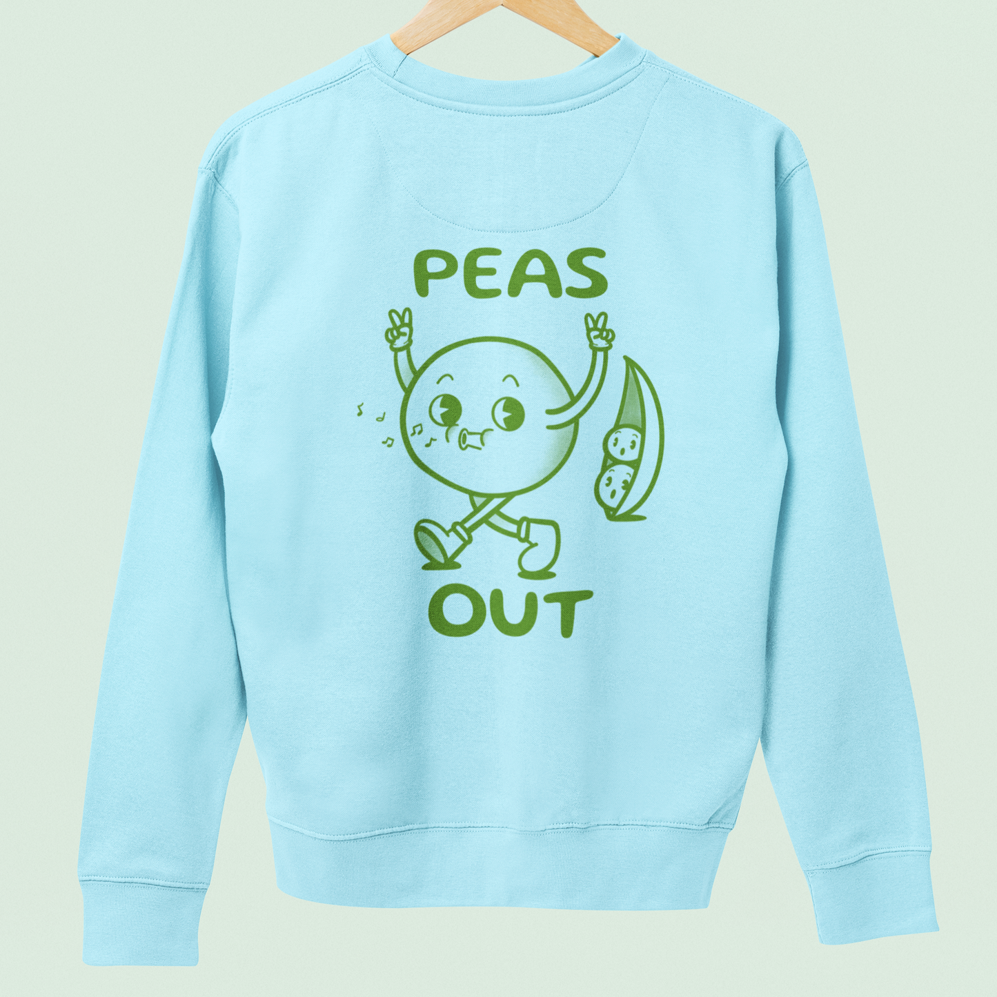 Peas Out   - UNISEX SWEATSHIRT -