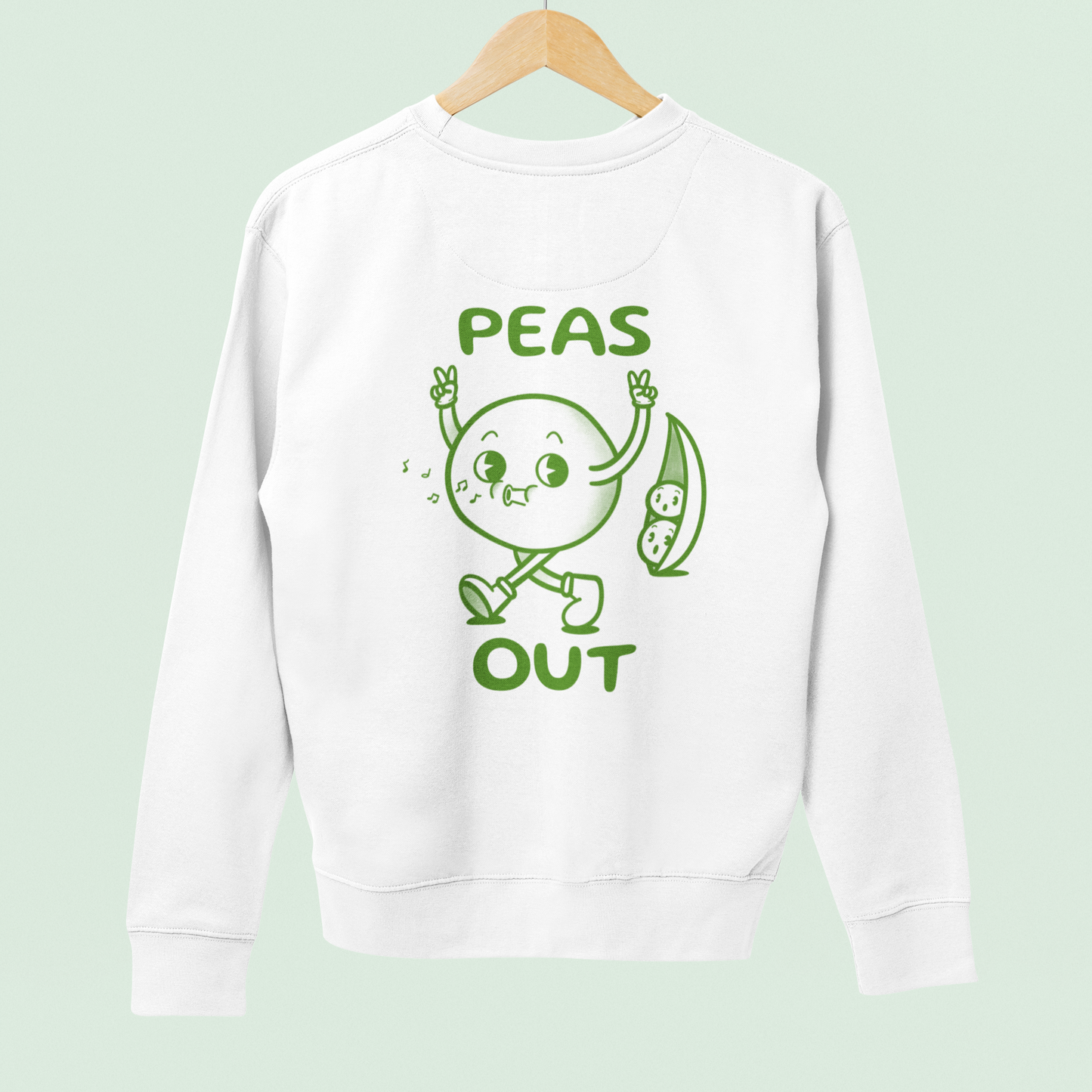 Peas Out   - UNISEX SWEATSHIRT -
