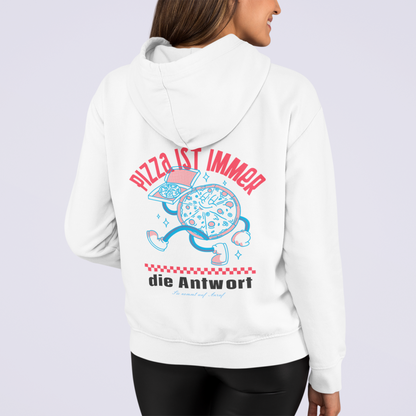 PIZZA ist immer die Antwort UNISEX HOODIE